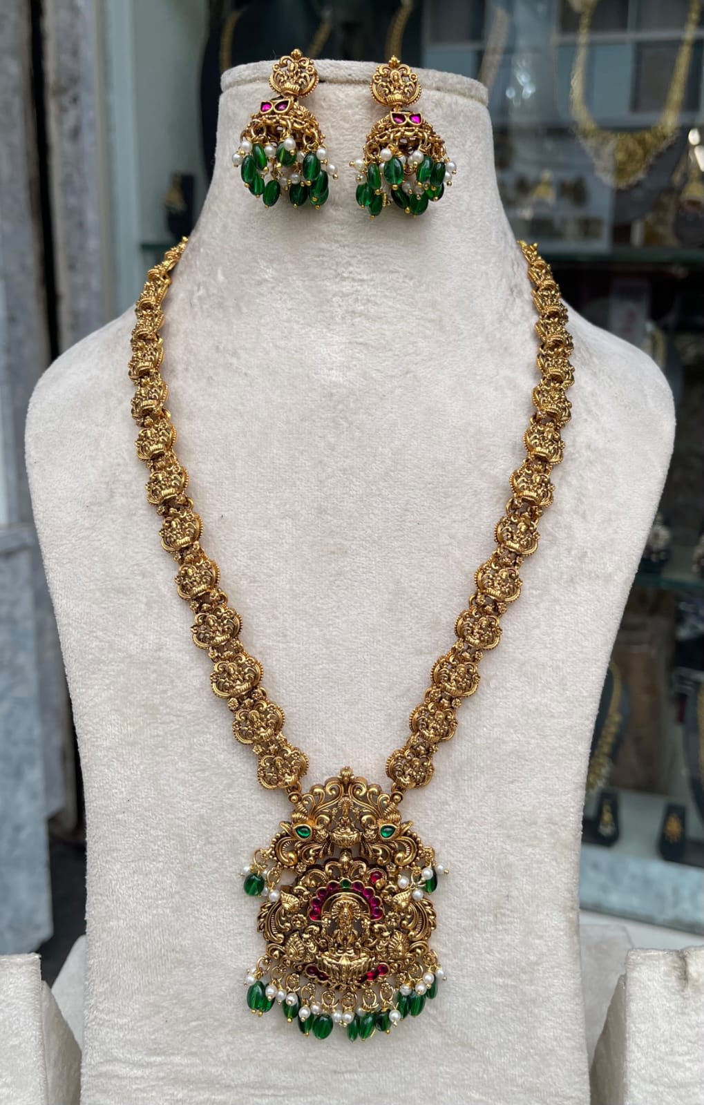 LONG HARAM WITH LAKSHMI DESIGN 💛✨💎