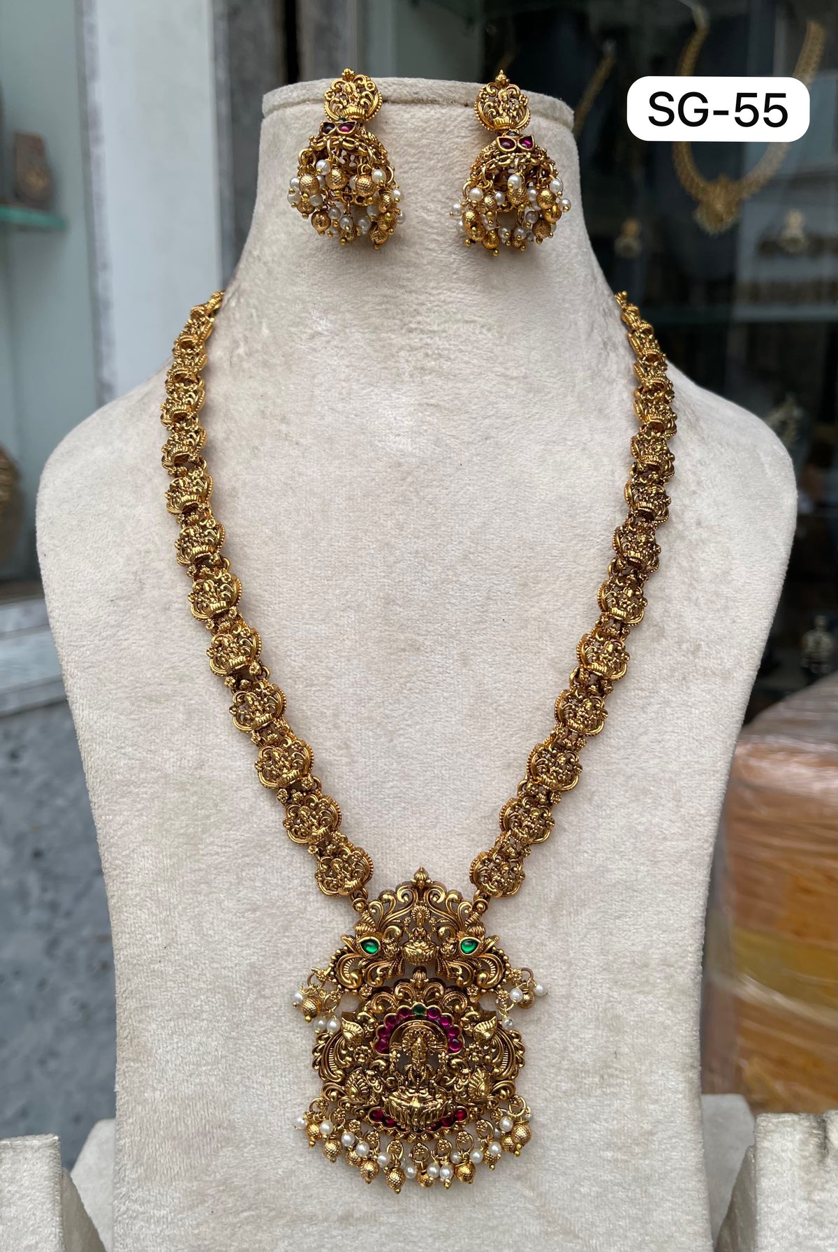 LONG HARAM WITH LAKSHMI DESIGN 💛✨💎